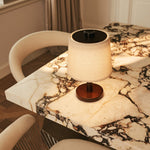 Rover Dark Brown Wooden Lamp – Rechargeable, Cordless & Dimmable Shade