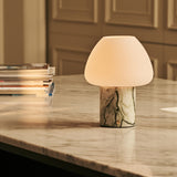 Ostade Green – Ice Green Marble Rechargeable Table Lamp | Unique, Dimmable & 3 Light Colors