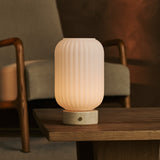 Kota Beige – Travertino Classico Travertine Rechargeable Table Lamp