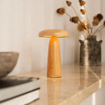 Lennart Wooden Table Lamp – Rechargeable, Dimmable & Cordless Lighting Tavellio