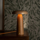Lennart Wooden Table Lamp – Rechargeable, Dimmable & Cordless Lighting Tavellio