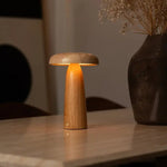 Lennart Wooden Table Lamp – Rechargeable, Dimmable & Cordless Lighting Tavellio