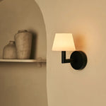 Ted Black Wooden Rechargeable Wall Lamp | Cordless & Dimmable Lighting