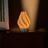 Terra Arabescato Marble and Porcelain Rechargeable Table Lamp