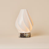 Terra Calacatta Viola Marble and Porcelain Rechargeable Table Lamp