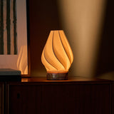Terra Calacatta Vionaro Pink Marble and Porcelain Rechargeable Table Lamp