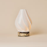 Terra Calacatta Vionaro Yellow Marble and Porcelain Rechargeable Table Lamp