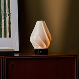 Terra Nero Marquina marbre lampe de table rechargeable en porcelaine
