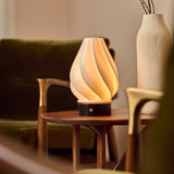 Terra Nero Marquina marbre lampe de table rechargeable en porcelaine