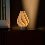 Terra Rosa Aurora Marble and Porcelain Rechargeable Table Lamp