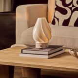 Terra Rosa Aurora Marble and Porcelain Rechargeable Table Lamp