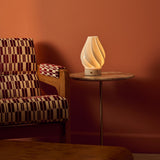 Terra Rosa Aurora Marble and Porcelain Rechargeable Table Lamp