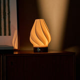 Terra Rosso Levanto Marble and Porcelain Rechargeable Table Lamp