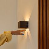 Tess Mocha Brown Metal Wall Lamp – Motion Sensor, 20 Different Light Modes, Dimmable, Magnetic Suspension System Lamp & Including Remote Control Tavellio