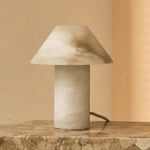 Eleonora Stylish Alabaster Lamp – Handcrafted, Unique Design with Soft Glow Tavellio