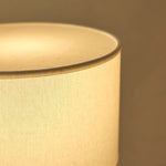 Isla Travertine Lamp with Cotton Shade – Elegant and Timeless Tavellio