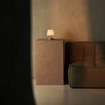 Teddy Light Brown Wooden Rechargeable Table Lamp – Dimmable, USB-C, 100-Hour Battery Life - Tavellio