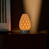 Vela Bianco Statuarietto marbre lampe de table en porcelaine
