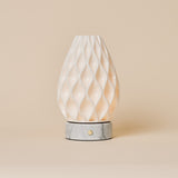 Vela Bianco Statuarietto marbre lampe de table en porcelaine