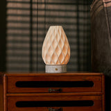 Vela Bianco Statuarietto marbre lampe de table en porcelaine