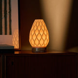 Vela Calacatta Vionaro Pink Marble and Porcelain Rechargeable Table Lamp