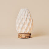 Vela Calacatta Vionaro Pink Marble and Porcelain Rechargeable Table Lamp