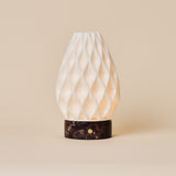 Vela Rosso Levanto marbre lampe de table en porcelaine