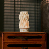 Vento Arabescato Marble and Porcelain Rechargeable Table Lamp