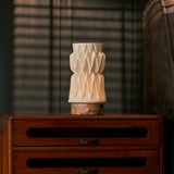 Vento Calacatta Vionaro Rose Marbre lampe de table en porcelaine