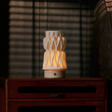 Vento Rosa Aurora Marble and Porcelain Rechargeable Table Lamp