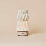 Vento Rosa Aurora Marble and Porcelain Rechargeable Table Lamp
