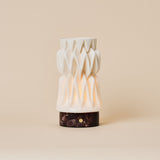 Vento Rosso Levanto Marble and Porcelain Rechargeable Table Lamp