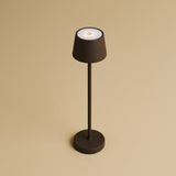 Combi Set Professional – 8 x Vondel Mini Mocha Brown Rechargeable Table Lamps & 1 x Central Station Wireless Charging Station with Q1-Technology – Perfect for Restaurants, Hospitality & Hotels Tavellio