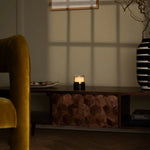 Leo Dark Brown Compact Cordless Rechargeable Lamp – Wood, Dimmable Light Tavellio