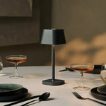 Ava Stone Grey - Rechargeable Table Lamp | Stylish & Cordless Lamp