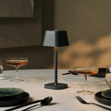 Ava Stone Grey - Rechargeable Table Lamp | Stylish & Cordless Lamp