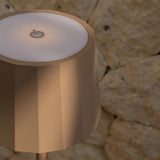 William Koala Brown Rechargeable Iron Table Lamp – Dimmable, USB-C Charging, 120-Hour Battery Life - Tavellio