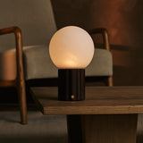 Wim Dunkelbraun Wiederaufladbare Tischlampe