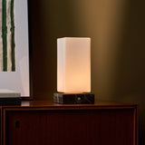 Witsen Emperador Dark Marble Rechargeable Table Lamp