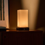 Witsen Emperador Dark Marble Rechargeable Table Lamp