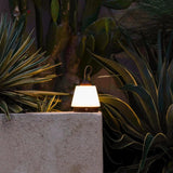 Liv Dark Brown Rechargeable Lamp – Leather Strap, Dimmable, 3 Light Modes, Cordless Tavellio