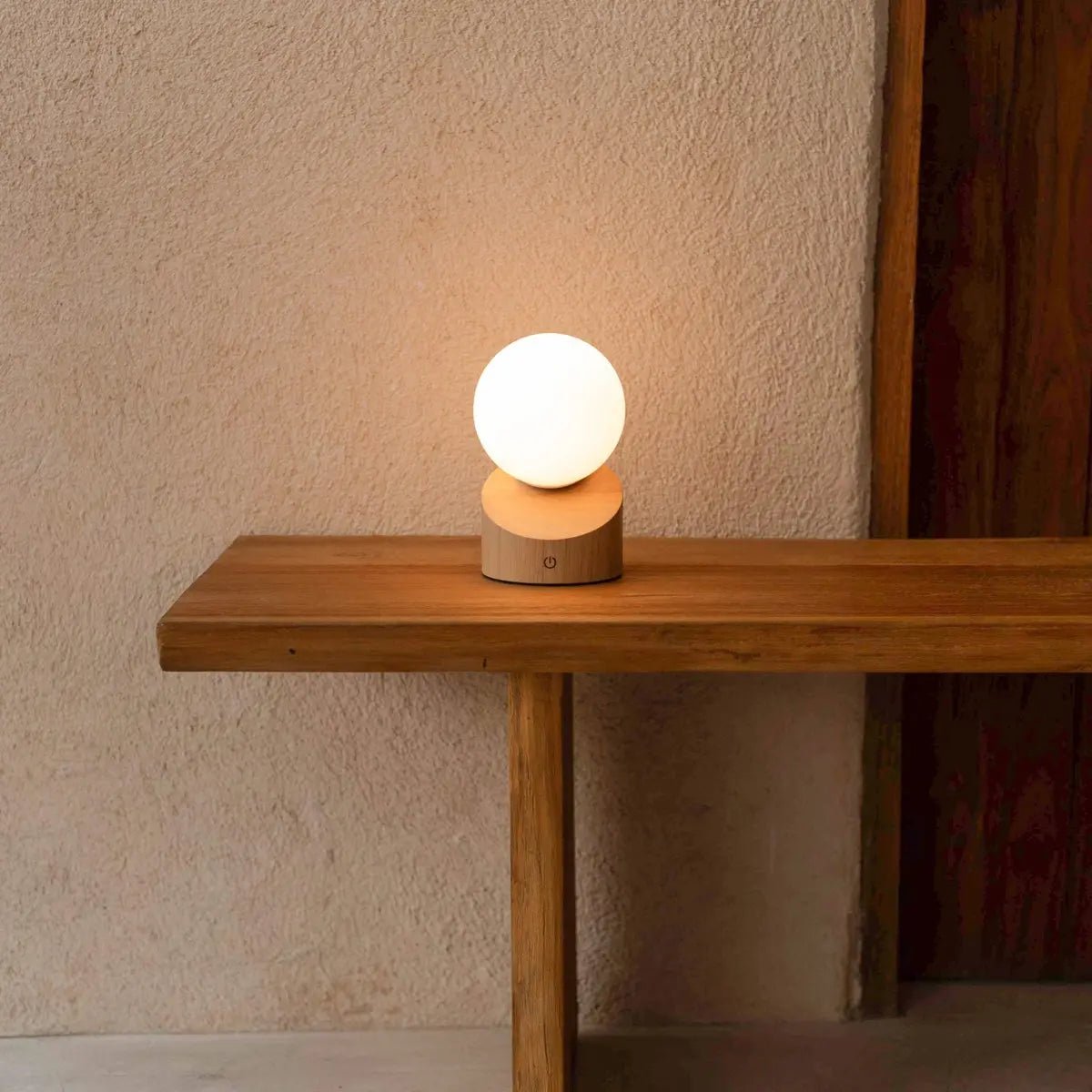 Morris Light Brown Stylish Rechargeable Lamp – Cordless, Dimmable, Eco-Friendly Design Tavellio