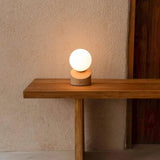 Morris Light Brown Stylish Rechargeable Lamp – Cordless, Dimmable, Eco-Friendly Design Tavellio