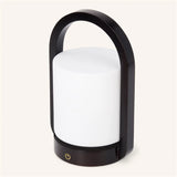 George Dark Brown Wooden Lamp – Rechargeable, Dimmable & Portable Tavellio