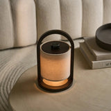 River Dark Brown Cordless Wooden Lamp – Rechargeable & Dimmable Tavellio