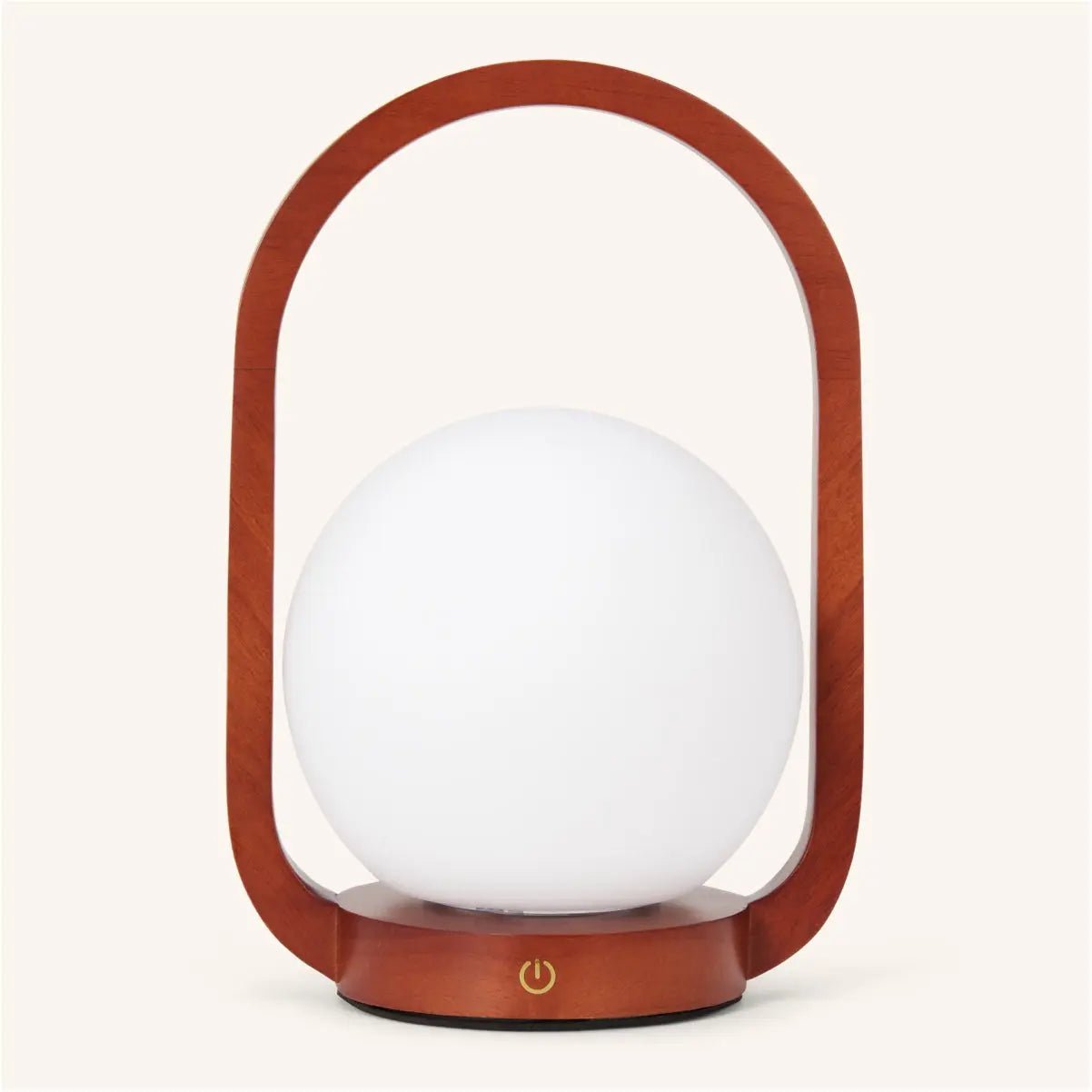 Skye Chestnut Brown Wooden Cordless Lamp | Rechargeable & Dimmable Tavellio