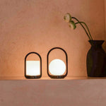 Skye Chestnut Brown Wooden Cordless Lamp | Rechargeable & Dimmable Tavellio