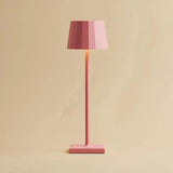 Wouter Flamingo Pink Rechargeable Table Lamp – Wireless Charging, Dimmable, 120-Hour Battery Life Tavellio