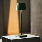 Wouter Sage Green Rechargeable Table Lamp – Wireless Charging, Dimmable, 120-Hour Battery Life Tavellio