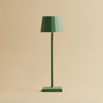 Wouter Sage Green Rechargeable Table Lamp – Wireless Charging, Dimmable, 120-Hour Battery Life Tavellio